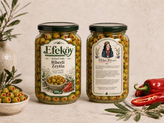 Biberli Zeytin (700 gr) 1